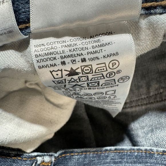 Levis Jeans Mens 36x34 Blue 569 Loose Straight American Medium Wash Denim - Picture 10 of 15